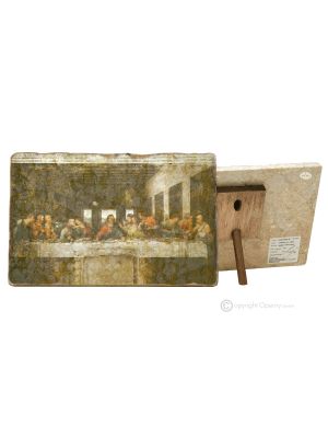 THE LAST SUPPER table ornament decor in marble Made in Italy