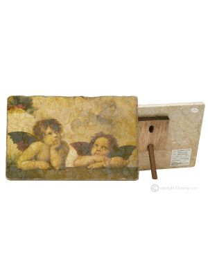ANGELS – THE SISTINE CHERUBS table ornament decor in marble Made in Italy