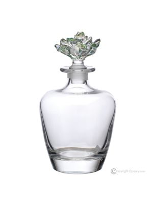 MILANO Decanter, decorative modern hand painted bottle in premium quality glass.