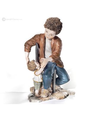PA-PA PAPA - Craftsmanship of excellence, authentic Capodimonte doll.