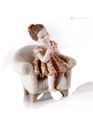 PAOLINA - Italian art doll, hand painted and decorated.