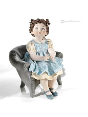 PIERINA - Capodimonte, exclusive handcrafted porcelain statuette.