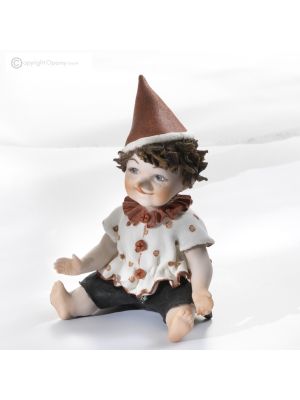 PINOCCHIO Capodimonte, fairy-tale porcelain statuette, an enchantment.