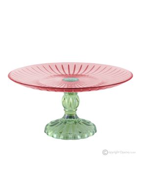 PRESTIGE Plate, centrepiece glass superior quality hand painted modern design.