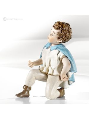 PRINCE CHARMING - Capodimonte porcelain, romantic fairy tale statuette, timeless art.