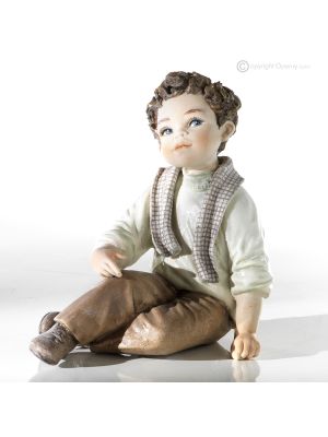 RICCARDO Capodimonte statuette, pure art in unique and romantic porcelain.