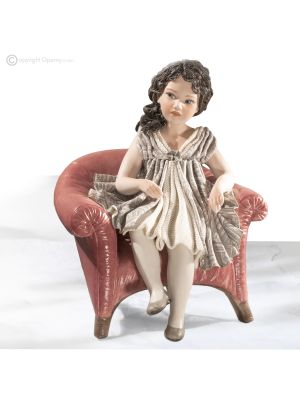 ROBERTA - Capodimonte porcelain doll, icon of elegance and class.