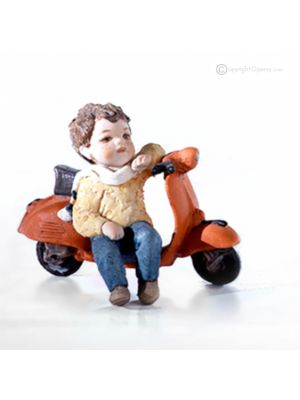 ROMEO - Capodimonte porcelain statuette, Italian tradition and style.