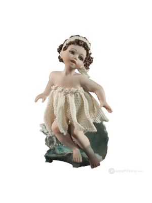 SAILLING - Capodimonte, unique figurine, elegance and art in pure porcelain.