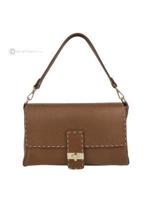 ROMINA women's hand bag and Crossbody Bag in real handcrafted leather 