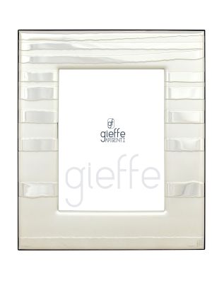 CUNEO Photo Frame Picture Frame Silver Made in Italy Handmade Photo 5X7 Inch