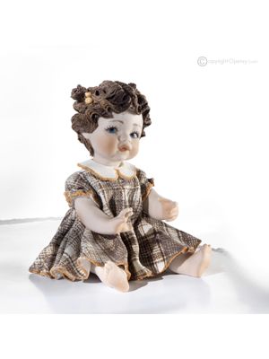VALENTINA - Display doll, handmade from fine porcelain.