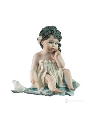 VIOLA - Capodimonte, elegant porcelain statuette, a unique work of art.