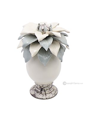 UOVO MARMOR – Centerpiece table decoration, fine Capodimonte porcelain