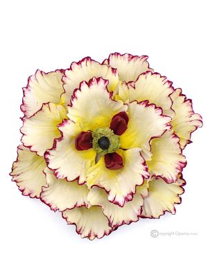 POPPY – Hanging flower in Capodimonte porcelain, handmade, high quality