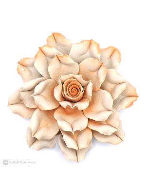 ROSE – Hanging flower in Capodimonte porcelain, handmade, high quality