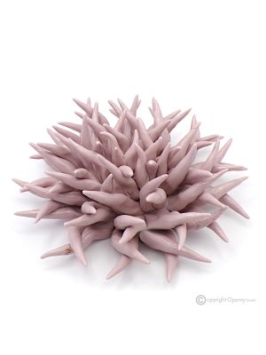 RICCIO GLICINE – Centerpiece table decoration, fine Capodimonte ceramic, handmade