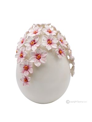 UOVO – Centerpiece table decoration, fine Capodimonte ceramic, handmade