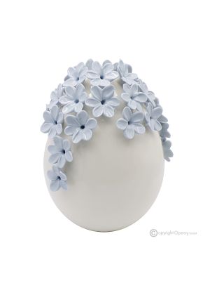 UOVO AVION – Centerpiece table decoration, fine Capodimonte ceramic, handmade