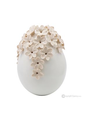 UOVO FIORELLINI – Centerpiece table decoration, fine Capodimonte ceramic, handmade