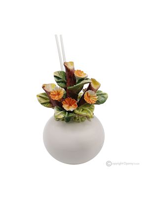 FIORELLINNI – Air freshener, room diffuser, Capodimonte ceramic, handmade
