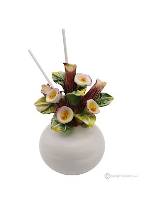 CALLE – Air freshener, room diffuser, Capodimonte ceramic, handmade