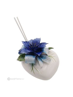 BLUE – Air freshener, room diffuser, Capodimonte ceramic, handmade