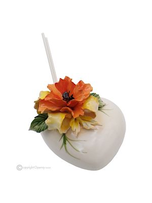 POPPIES – Fragrance, room diffuser, Capodimonte ceramic, handmade