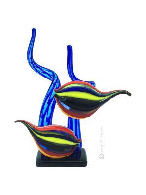 FISHES Murano blown glass hand made authentic Made in Italy