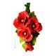 POPPIES Wall decorative object to hang artistic ceramic