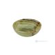 Bowl, green onyx marble, decorative centerpiece, handmade in Italy, natural stone.