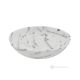 Bowl, Ibiza white marble, modern design centerpiece, handmade in Italy, authentic stone.