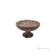 FRUIT BOWL in Rosso Prezioso marble, refined handmade centerpiece, genuine natural stone.