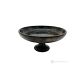 FRUIT BOWL in Nero Michelangelo marble, decorative handmade centerpiece, authentic natural stone.