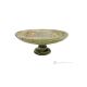 FRUIT BOWL in Green Onyx marble, handmade decorative centerpiece made of authentic natural stone.