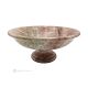 FRUIT BOWL in Pink marble, handmade decorative centerpiece made of authentic natural stone.
