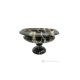 FRUIT BOWL in Michelangelo Black marble, handmade decorative centerpiece made of authentic natural stone.