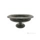 FRUIT BOWL in Black Michelangelo marble, handmade centerpiece modern design, authentic natural stone.