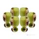 Green Onyx Marble Glasses Set, Authentic Untreated Natural Stone Only for Water, Handmade.