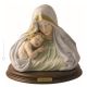 BUST OF OUR LADY WITH HOLY CHILD Statuette Statue Figure Porcelain Capodimonte Handmade Made in Italy Exclusive