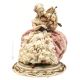 LADY WITH VIOLIN Statuette statue figure porcelain Capodimonte handmade made in Italy exclusive