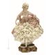 LADY Statuette statue figure porcelain Capodimonte handmade made in Italy exclusive