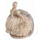 LADY Statuette statue figure porcelain Capodimonte handmade made in Italy exclusive