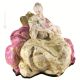 LADY WITH BABY Statuette statue figure porcelain Capodimonte handmade made in Italy exclusive
