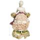 LADY Statuette statue figure porcelain Capodimonte handmade made in Italy exclusive