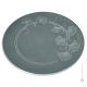 GIMGKO Centerpiece plate bowl authentic artistic ceramic made and decorated by hand Made in Italy grey