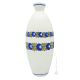 DUE ROSE VASE Precious Ceramic Artistic Creations Decor Handpainted Handcraft Made Italy