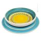 TAORMINA Collection Set Dishes Plates Service Tableware Dinnerware Ceramic Handcraft  Handpainted Made in Italy 
