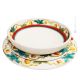 PANTELLERIA Collection Set 12 Dishes Plates Service for 4 Persons Tableware Dinnerware Ceramic Handcraft  Handpainted Made in Italy 
