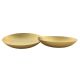 DELLABBONDANZA Bowl Decorative Ornament Brass Noble Metals Artistic Creation Handcraft Made in Italy